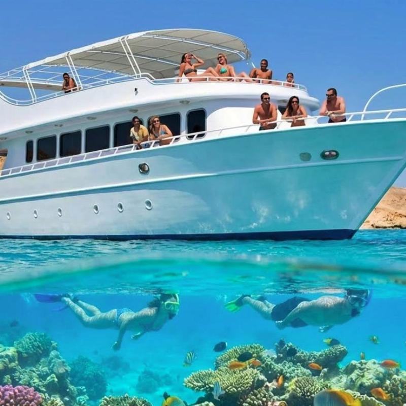 Ras Mohammed Diving & Snorkeling Luxury Yacht Tour from Sharm El Sheikh 